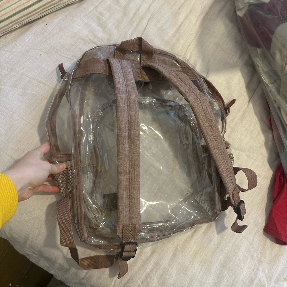 Clear backpack - Picture 2 of 2